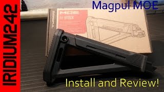 Install and Review of the Magpul MOE Stock [upl. by Attiuqihc]