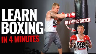 How to Box in 4 Minutes  Boxing Training for Beginners [upl. by Elodie876]