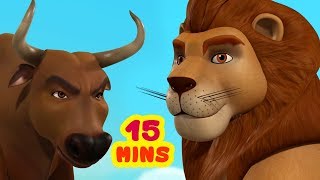 Divide and Rule Short Tales  Animal Stories for Children  Infobells [upl. by Amie]