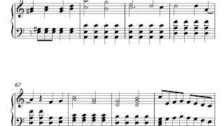 The Beatles  When Im Sixty Four  Full Piano Score [upl. by Winifield]