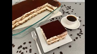 TIRAMISU RECIPE WITHOUT EGGS EASY TIRAMISU RECIPE [upl. by Farro]