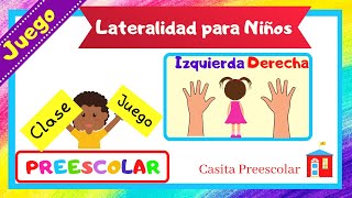 IZQUIERDA DERECHA Juegos de Lateralidad para Niños [upl. by Kemppe]