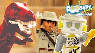 ¿Qué es una paleontólogoa ROBert lo sabe  PLAYMOBIL en Español [upl. by Dawes]