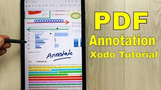 How To Annotate PDF On Android  Xodo PDF Annotation Tutorial [upl. by Virnelli966]