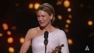 Renée Zellweger wins Best Actress  92nd Oscars 2020 [upl. by Dewar747]