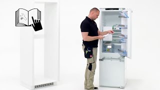 How to install your Electrolux door on door fridge  freezer [upl. by Tocs]