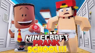 Minecraft PRANK SCHOOL ROPO TURNS INTO CAPTAIN UNDERPANTS [upl. by Nnaeed]