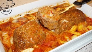 Hackbraten mit Gemüse  Ahmet Kocht  kochen  Folge 382 [upl. by Melanie]