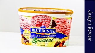 Joshys Review S2 E1 Spumoni Ice Cream Blue Bunny [upl. by Rrats]