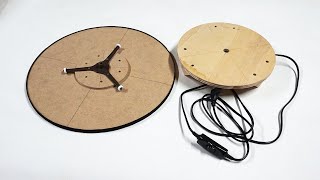 Easy to Make  Motorized Lazy Susan  Motorized Turntable [upl. by Lynne]