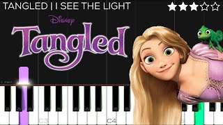 Disney  Tangled  I See The Light  Piano Tutorial INTERMEDIATE [upl. by Lauzon]