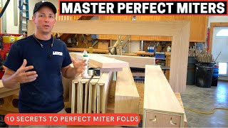 MASTER PERFECT MITERS  10 Secrets to Miter Folding [upl. by Lutero]