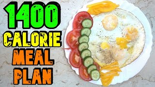 1400 Calorie Meal Plan [upl. by Keele169]