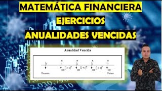 MATEMÁTICA FINANCIERA ANUALIDADES VENCIDAS EJERCICIOS [upl. by Augustina839]