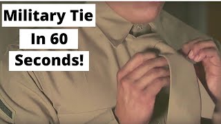 How To Tie A Military Tie Windsor Style [upl. by Archangel]