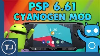 PSPPSP GO Installing The Cyanogen Mod Version 61 2017 [upl. by Danie]