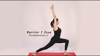 How to do Virabhadrasana 1 Warrior 1 Pose [upl. by Azeria]