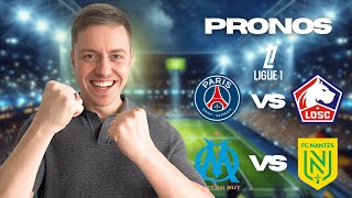 LIGUE 1  Mes 9 pronostics GRATUITS ⚽️ [upl. by Tyson]