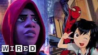 How Animators Created the SpiderVerse  WIRED [upl. by Sirroned]