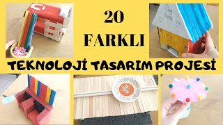 20 farklı TEKNOLOJİ TASARIM PROJESİ PROJE FİKİRLERİ teknoloji tasarım icatlar inovasyon örnekleri [upl. by Payton]