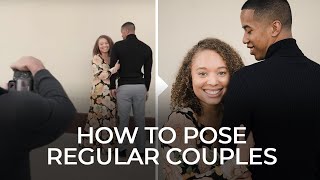 How to Pose Regular Couples for Engagement Photos [upl. by Dudley]