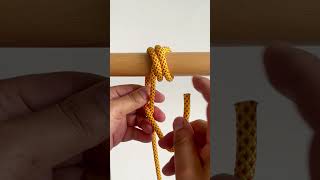 Double Constrictor Knot （STEPbySTEP Tutorial）knots lifeskills [upl. by Cristabel306]