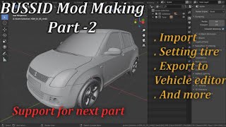 BUSSID MOD Making part 2  Download and import 3d models and more [upl. by Yral413]