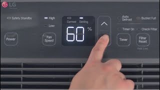 LG Dehumidifier  General Usage [upl. by Dranreb]