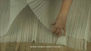 Creased Pleated Texture Organza Dress Fabric [upl. by Aivart]