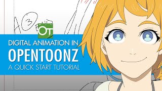 Digital Animation in OpenToonz A Quick Start Guide Animating a head turn [upl. by Edee203]