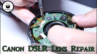 Canon Lens Repair  How to Disassemble [upl. by Publia290]