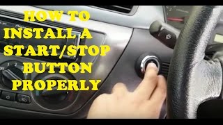 The Right Way To Install a StartStop Button [upl. by Nay]