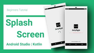 Android Splash Screen  Kotlin  Android Studio [upl. by Romie]