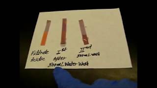 Nitration of Bromobenzene Reaction Part2 [upl. by Aliwt]