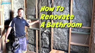 How To Renovate A Bathroom  Part 1 [upl. by Funch364]