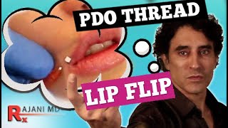 PDO LIP FLIP  PDO Thread Lift Before After [upl. by Eyar376]