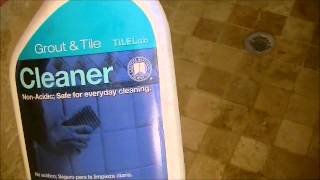 Cleaning Travertine Tile natural stone care [upl. by Nnyllatsyrc615]