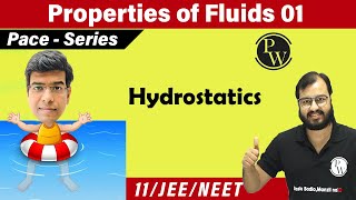 Properties of Fluids  Hydrostatics barometer gauge paradox pascal law  Class 11 JEE  NEET [upl. by Myrtia379]