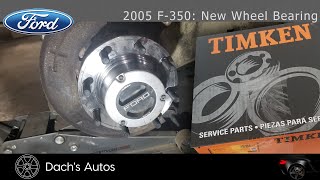 Ford F350  Wheel Bearing Replacement [upl. by Yarw576]