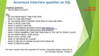 Accenture interview questions and answers [upl. by Thar]