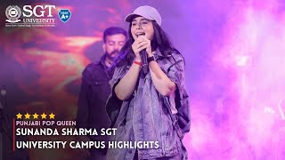 Sunanda Sharma At SGTU Highlights  SGT University [upl. by Adiari]