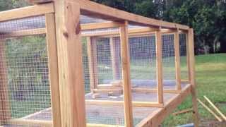 HOW TO BUILD A RABBIT HUTCH Part 1 [upl. by Rimhsak]