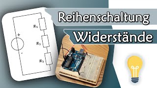 Reihenschaltung von Widerständen einfache Erklärung  Gleichstromtechnik 4 [upl. by Alfredo]