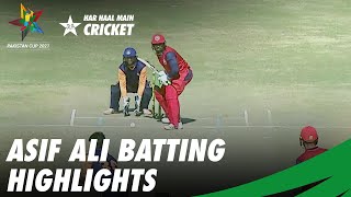 Asif Ali Batting Highlights  Northern Vs Central Punjab  Pakistan Cup 2021  PCB  MA2T [upl. by Temirf141]