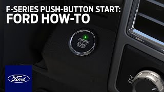 PushButton Start FSeries Diesel  Ford HowTo  Ford [upl. by Blondelle198]