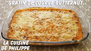 Gratin de courge butternut [upl. by Bertolde97]