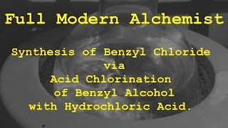 Synthesis Of Benzyl Chloride from Benzyl Alcohol [upl. by Chadd826]