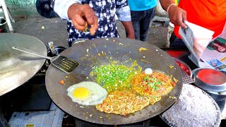 Anda Ghotala Recipe  Egg Ghotala Recipe  Indian Street Food [upl. by Yekcaj]