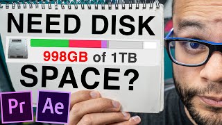 Free Up Disk Space FAST  How to Clear Media Cache Files in premiere pro amp after effects [upl. by Tye549]