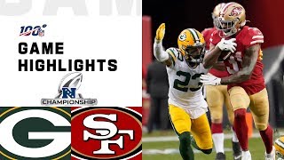 Packers vs 49ers NFC Championship Highlights  NFL 2019 Playoffs [upl. by Rehpotirhc611]